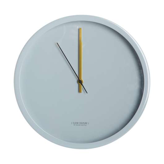 Väggklocka Clock Couture Ø 30 cm Grå