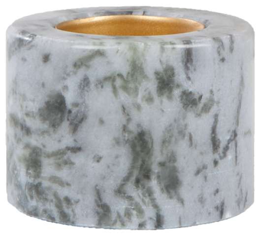 Värmesljushållare Blå marmor 5,5 cm