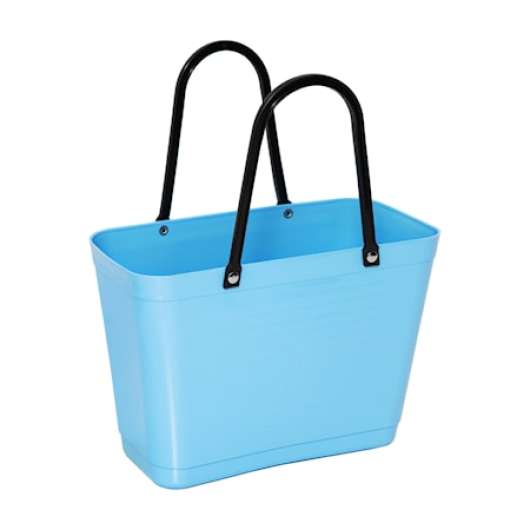 Väska Liten Green Plastic Ljusblå
