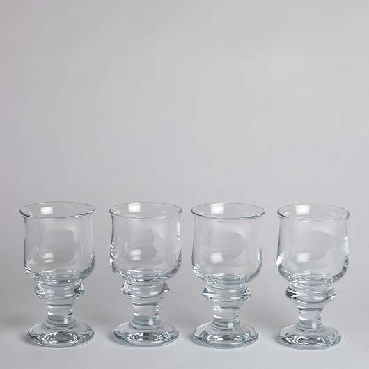 Vintage - Glas "Tivoli" Per Lütken för Holmegaard 4 st